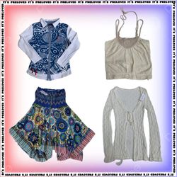 Férias na Praia Grega - blusas, vestidos, saias (S..