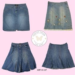 Authentic Y2K Denim Long Skirt – Retro Chic Fashio..
