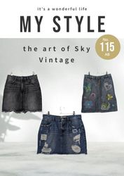 Jupes en denim Y2K (AB 115)