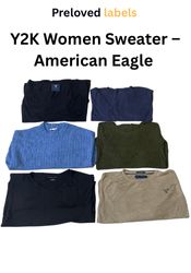Y2K Women’s Sweater – American Eagle, Bundle – (wc..
