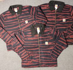 Carhartt red tiger rework style jacket