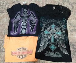 CR4870 VINTAGE HARLEY DIVIDSON BABY TEES