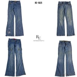 Y2K Blumen Denim Jeans (RE-1825)
