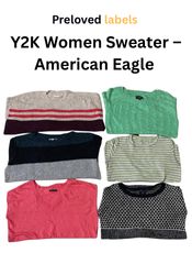 Y2K Women’s Sweater – American Eagle, Bundle – (Wc..