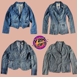 Jaquetas de Jeans Y2K IT Girl