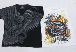 CR4877 CAMISETA VINTAGE SKULL