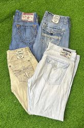 Y2K Miss Me, True Religion und Rock Revival Jeans