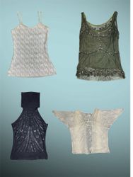 Y2K beaded Tops (TS:671)