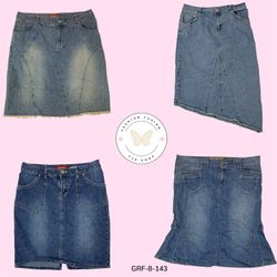 Y2K Vintage Denim Maxi Skirt – 2000s Streetwear Ae..