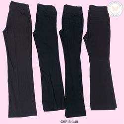 Vintage Y2K Black Poly Office Pants – Sleek Early ..
