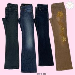 Y2K Flared Jeans – 2000s Retro High-Waist Wide Leg..