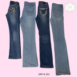 Vintage Y2K Flared Leg Jeans – Early 2000s Grunge ..