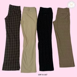 Vintage Y2K Poly Blend Office Pants – High Waist &..