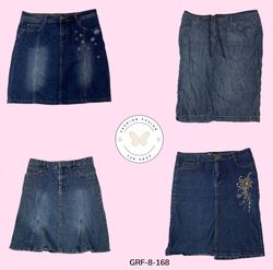 Vintage Y2K Denim Maxi Skirt – High Waist & Timele..