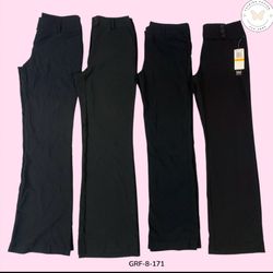 Y2K Black Office Pants – Retro 2000s Workwear Styl..