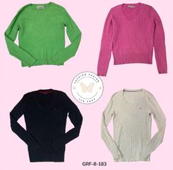 Vintage Y2K Tommy Hilfiger Sweater – Retro 2000s S..
