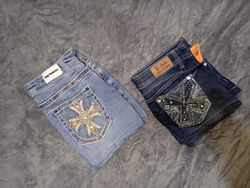 ROCK AND REPUBLIC AND OTHER BRAND MINI SKIRTS (MR7..
