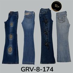 Jeans acampanados Y2K (GRV-8-174)