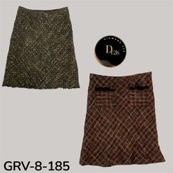 Y2k wool skirt (GRV-8-185)