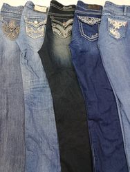 Unbranded Schlagjeans/Bootcut/Hosen mit weitem Bei..