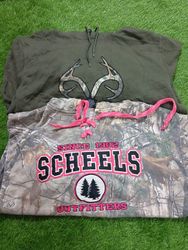 Real tree and jungle print sweatshirts and hoodies