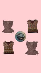 Y2K Romantic Vibe Floral Blouses