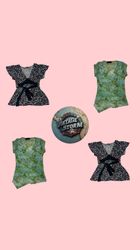 Y2K Fairy Vibe Poly Blouses