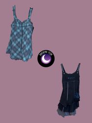 Vestidos Mini Cargo Y2K (M-532)