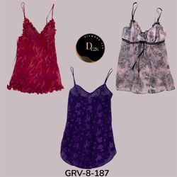 Y2k mix mini slip dresses (GRV-8-187)