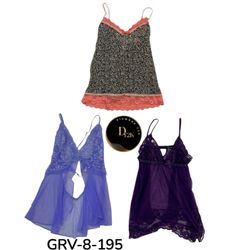 Vestidos cortos tipo slip de mezcla Y2K (GRV-8-195..