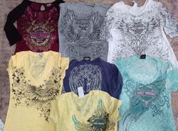 CR4886 VINTAGE HARLEY DAVIDSON BABY TEES