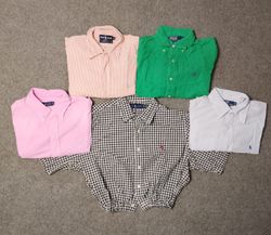 tops cortados upcycled da Ralph Lauren