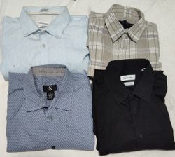 カ Calvin Klein と Alfani のメンズシャツ