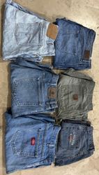 Mix Branded Denim Shorts