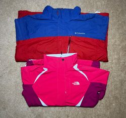 Der north face & Columbia Windbreaker