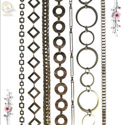 Y2K Silver Chain Belts