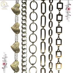 Y2K Silver Chain Belts