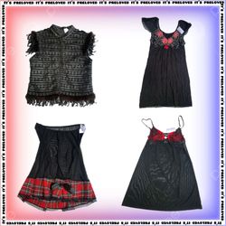 Y2K Grunge Revival  - tops, dresses, skirts (SS-11..