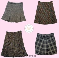 Jupe en laine vintage Y2K – Style rétro classique ..