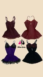 Y2k gothic girl era camis (M-064)