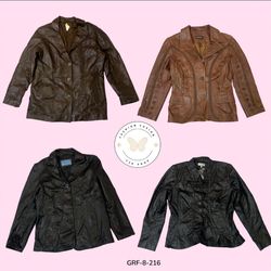 Authentic Y2K Leather Jacket – Rare 2000s Streetwe..