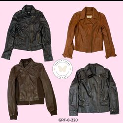 Y2K Aesthetic Leather Jacket – Rare 2000s Mix Ligh..