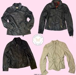 Retro Y2K Leather Jacket – Authentic 2000s Fashion..