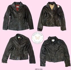 Vintage Y2K Leather Jacket – Timeless 2000s Wardro..