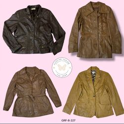 Vintage Y2K Leather Jacket – Timeless 2000s Wardro..