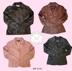 Y2K Vintage Mix-Button Leather Jacket – Retro Aest..