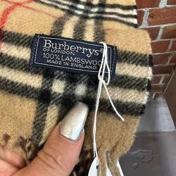 Beige Color Burberry scarves