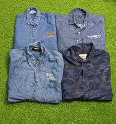 Men denim famous shirts