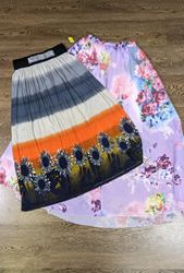 Summer printed long skirts