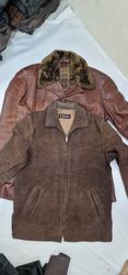 Jaquetas de couro vintage masculinas